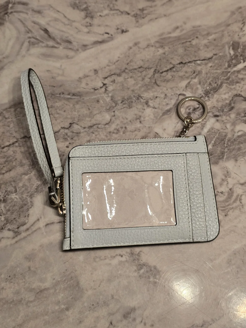 Kate Spade Leather Wristlet Card Holder with Key Ring 4 pc bundle